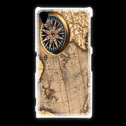 Coque Sony Xpéria Z1 Vintage compas de navigateur