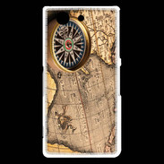 Coque Sony Xperia Z3 Compact Vintage compas de navigateur