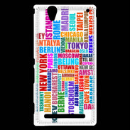 Coque Sony Xperia T2 Ultra Capitales du monde