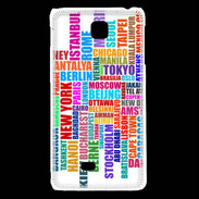 Coque LG F5 Capitales du monde