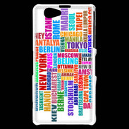 Coque Sony Xperia Z1 Compact Capitales du monde