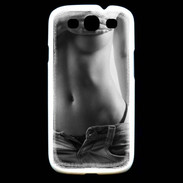 Coque Samsung Galaxy S3 Charme en noir et blanc 5