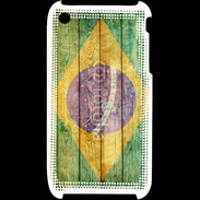 Coque iPhone 3G / 3GS Drapeau Brésil Grunge 510