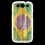 Coque Samsung Galaxy S3 Drapeau Brésil Grunge 510