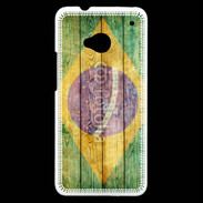 Coque HTC One Drapeau Brésil Grunge 510