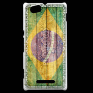 Coque Sony Xperia M Drapeau Brésil Grunge 510