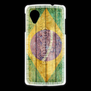 Coque LG Nexus 5 Drapeau Brésil Grunge 510