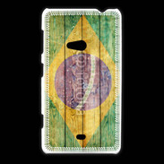 Coque Nokia Lumia 625 Drapeau Brésil Grunge 510