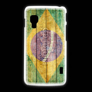 Coque LG L5 2 Drapeau Brésil Grunge 510