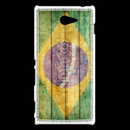 Coque Sony Xperia M2 Drapeau Brésil Grunge 510