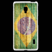Coque LG F6 Drapeau Brésil Grunge 510