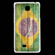 Coque LG F5 Drapeau Brésil Grunge 510