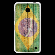 Coque Nokia Lumia 630 Drapeau Brésil Grunge 510
