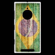 Coque Nokia Lumia 830 Drapeau Brésil Grunge 510