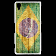 Coque Sony Xperia Z2 Drapeau Brésil Grunge 510
