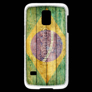 Coque Samsung Galaxy S5 Mini Drapeau Brésil Grunge 510