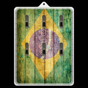 Porte clés Drapeau Brésil Grunge 510