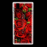 Coque Huawei Ascend P2 Rose Background 575