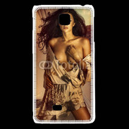 Coque LG F5 Brune sexy 75