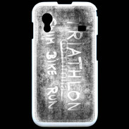 Coque Samsung ACE S5830 Triathlon en noir et blanc 25