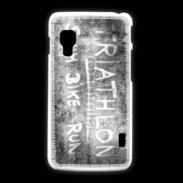 Coque LG L5 2 Triathlon en noir et blanc 25