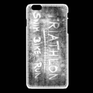Coque iPhone 6 / 6S Triathlon en noir et blanc 25