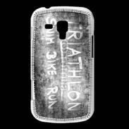 Coque Samsung Galaxy Trend Triathlon en noir et blanc 25