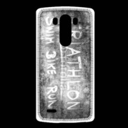 Coque LG G3 Triathlon en noir et blanc 25