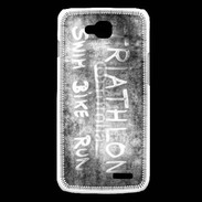 Coque LG L90 Triathlon en noir et blanc 25
