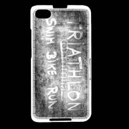 Coque Blackberry Z30 Triathlon en noir et blanc 25