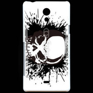 Coque Sony Xperia T Tête de mort frisson 25