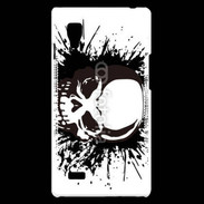 Coque LG Optimus L9 Tête de mort frisson 25