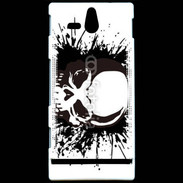 Coque Sony Xperia U Tête de mort frisson 25