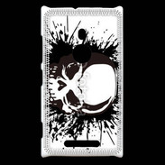 Coque Nokia Lumia 925 Tête de mort frisson 25