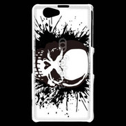 Coque Sony Xperia Z1 Compact Tête de mort frisson 25