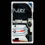 Coque LG Optimus L9 Motard de la police 25