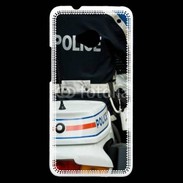 Coque HTC One Motard de la police 25