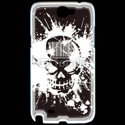 Coque Samsung Galaxy Note 2 Tête de mort Code Barre