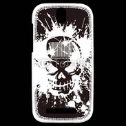 Coque HTC One SV Tête de mort Code Barre