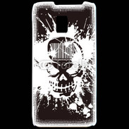 Coque LG P990 Tête de mort Code Barre