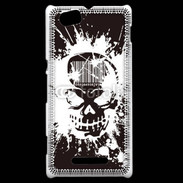Coque Sony Xperia M Tête de mort Code Barre