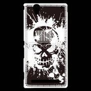 Coque Sony Xperia T2 Ultra Tête de mort Code Barre