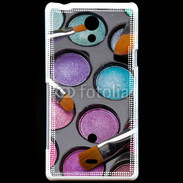 Coque Sony Xperia T Maquillage pour les yeux 1500