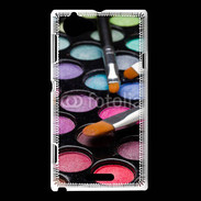 Coque Sony Xperia L Maquillage pour les yeux 1600