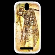 Coque HTC One SV Aviation Vintage 75