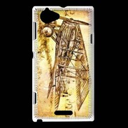 Coque Sony Xperia L Aviation Vintage 75
