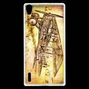 Coque Huawei Ascend P7 Aviation Vintage 75