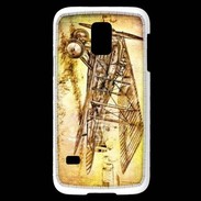 Coque Samsung Galaxy S5 Mini Aviation Vintage 75