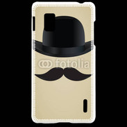 Coque LG Optimus G Moustache So British 25