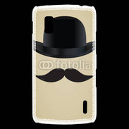 Coque LG Nexus 4 Moustache So British 25